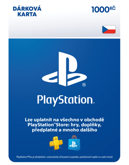 PlayStation Network Card (PSN Karta) 1000 Kč (krabicová verzia) obrázok 1