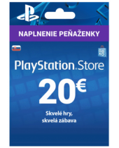 PlayStation Network Karta 20€ pre Slovenský PSN účet (krabicová verzia)