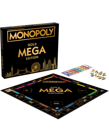 Gold Mega Edition stolová hra Monopoly (English Version) obrázok 1