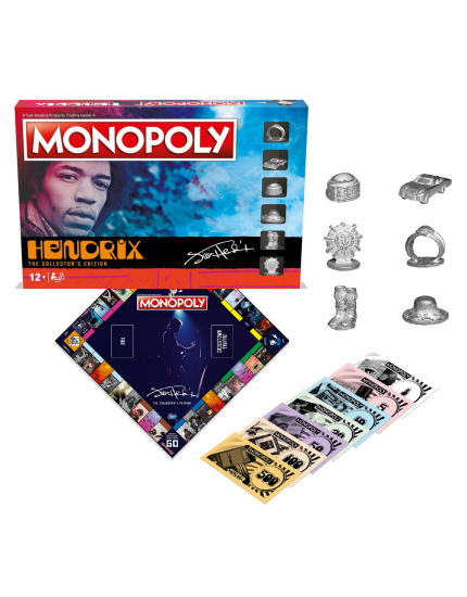 Jimi Hendrix stolová hra Monopoly (English Version) obrázok 1