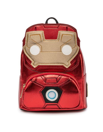 LOUNGEFLY MARVEL IRONMAN LIGHT-UP MINI BACKPACK obrázok 1