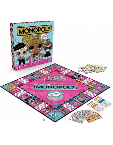 HASBRO GAMING MONOPOLY LOL SURPRISE EDITION BOARD GAME obrázok 1