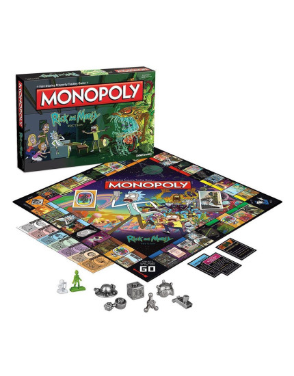 Rick and Morty stolová hra Monopoly (English Version) obrázok 1