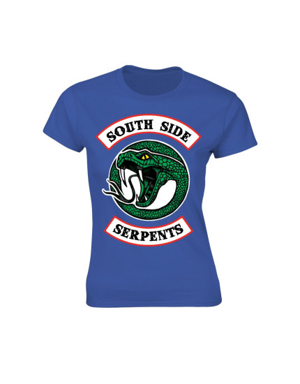 Riverdale - Southside Serpents Ladies (blue) (T-Shirt) obrázok 1