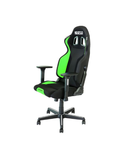 SPARCO GAMING CHAIR GRIP BLACK/FLUO GREEN obrázok 1