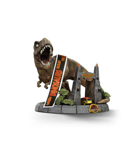 Jurassic Park Mini Co. PVC socha T-Rex Illusion Deluxe 15 cm obrázok 1