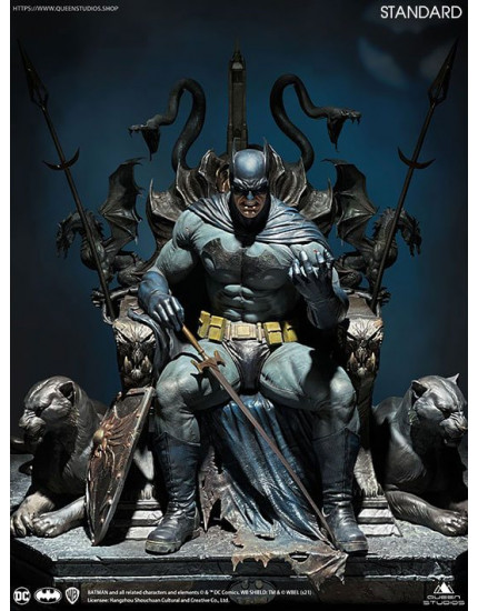 DC Comics socha 1/4 Batman on Throne 75 cm obrázok 1