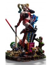 DC Comics Deluxe Art Scale socha 1/10 Harley Quinn (Gotham City Sirens) 22 cm