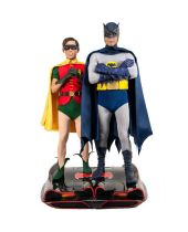 DC Comics Diorama socha 1/4 Batman and Robin 1966 52 cm