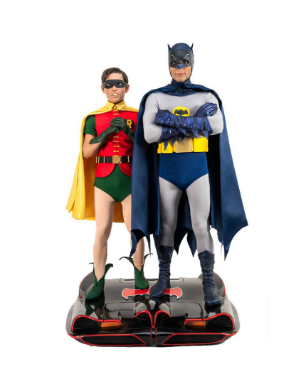 DC Comics Diorama socha 1/4 Batman and Robin 1966 52 cm obrázok 1