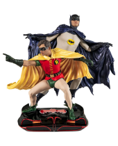 DC Comics PVC Diorama socha 1/8 Batman and Robin 1966 23 cm