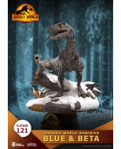 Jurassic World Dominion D-Stage PVC Diorama Blue and Beta 13 cm