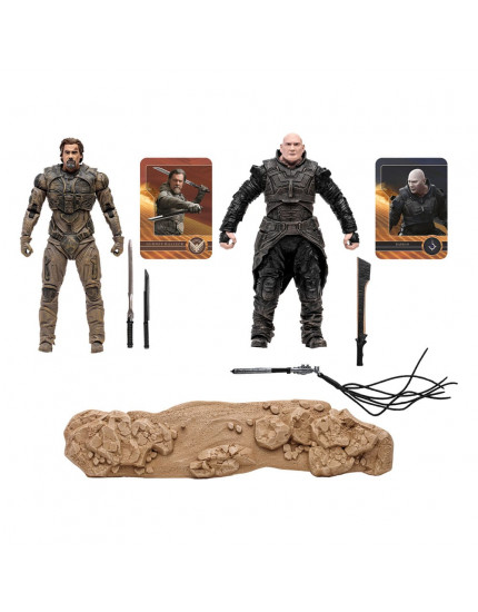 Dune Part Two akčné figúrky 2-Pack Gurney Halleck and Rabban 18 cm obrázok 1