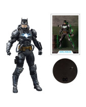 DC Multiverse akčná figúrka Batman Hazmat Suit Gold Label Light Up Batman Symbol 18 cm