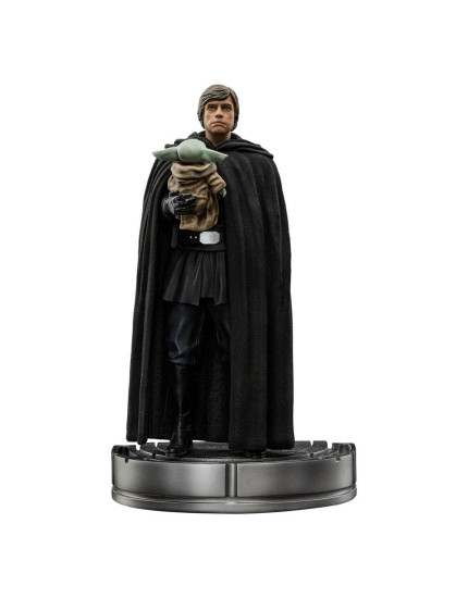 Star Wars The Mandalorian Art Scale socha 1/10 Luke Skywalker and Grogu 21 cm obrázok 1