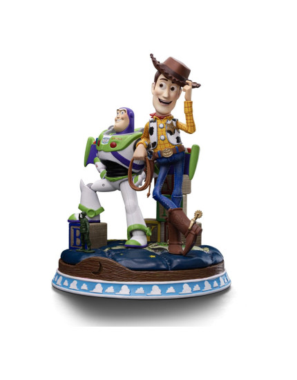 Toy Story Deluxe Art Scale socha 1/10 Buzz and Woody 38 cm obrázok 1