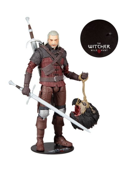 Witcher 3 Wild Hunt akčná figúrka Geralt of Rivia (Wolf Armor) 18 cm obrázok 1