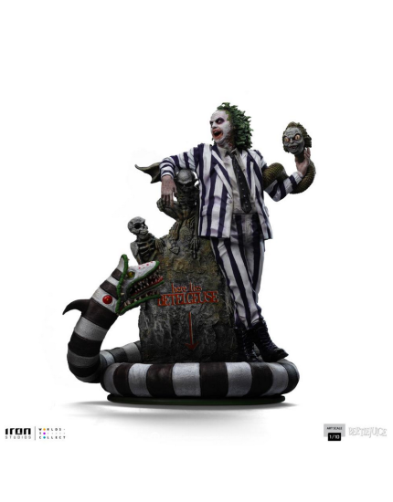 Beetlejuice Art Scale socha 1/10 Beetlejuice 18 cm obrázok 1