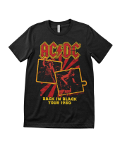 AC/DC Back In Black Tour 1980 (T-Shirt)