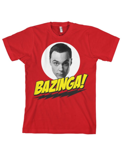 Bazinga Sheldons Head (T-Shirt) obrázok 1