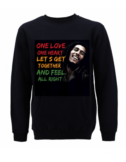 Bob Marley Hoodie One Love One Heart obrázok 1