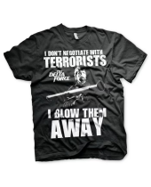 Chuck Norris I Blow Terrorists Away (T-Shirt)