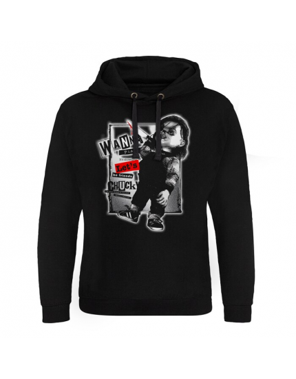 Chucky Hoodie Lets Be Friends obrázok 1