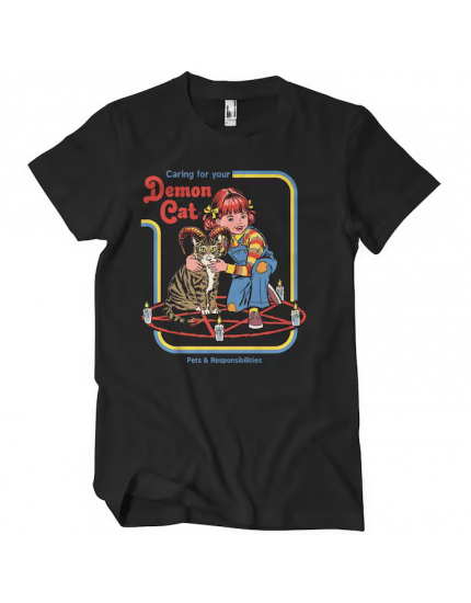 Caring For Your Demon Cat (T-Shirt) obrázok 1