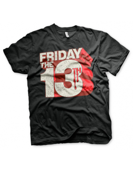 Friday The 13th Block Logo (T-Shirt) obrázok 1