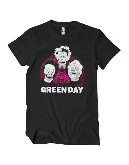 Green Day Skulls (T-Shirt) obrázok 1