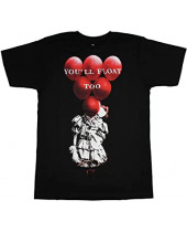 Stephen Kings It Red Balloons Float (T-Shirt)