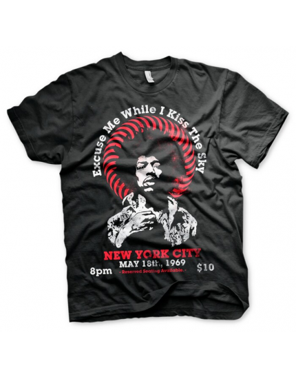 Jimi Hendrix Live In New York (T-Shirt) obrázok 1