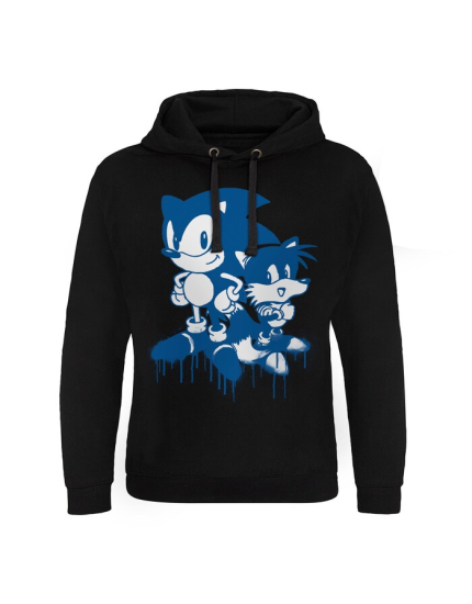 Sonic and Tails Hoodie Sprayed obrázok 1