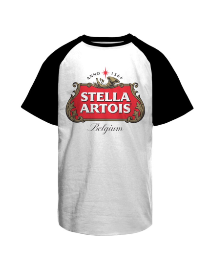 Stella Artois Belgium Logo Baseball (T-Shirt) obrázok 1