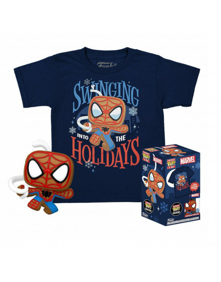 Pop! Marvel - Gingerbread Spider-Man Tee Box obrázok 1