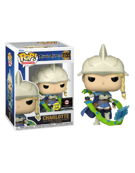 Pop! Animation - Black Clover - Charlotte (GITD, Chalice Collectibles Exclusive) obrázok 1