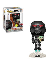 Pop! Star Wars - The Mandalorian - Dark Trooper with Child (Special Edition, GITD)