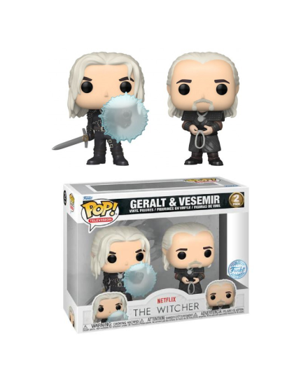 Pop! Television - The Witcher - Geralt and Vesemir (Special Edition, 2-Pack) obrázok 1