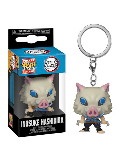 Pop! Pocket Keychain - Demon Slayer - Inosuke Hashibira obrázok 1