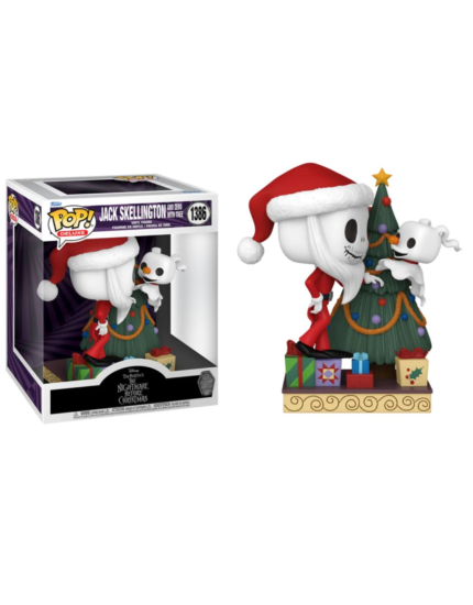 Pop! Nightmare Before Christmas - Jack Skellington and Zero with Tree obrázok 1