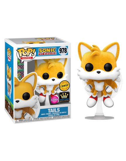 Pop! Games - Sonic The Hedgehog - Tails (Specialty Series Exclusive, Flocked, Chase) obrázok 1