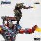 Avengers Endgame BDS Art Scale socha 1/10 Iron Patriot and Rocket 28 cm obrázok 2