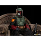 Star Wars The Mandalorian Deluxe Art Scale socha 1/10 Boba Fett on Throne 18 cm obrázok 2