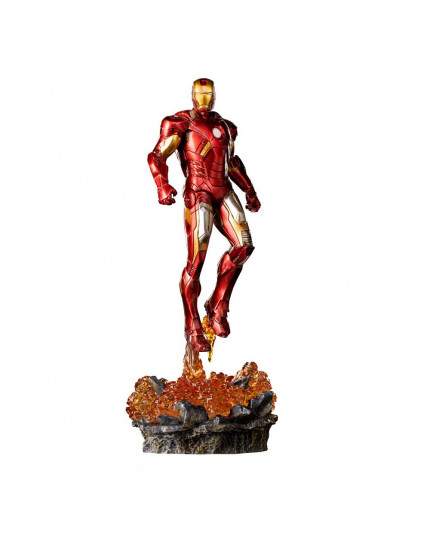 Infinity Saga BDS Art Scale socha 1/10 Iron Man Battle of NY 28 cm obrázok 1