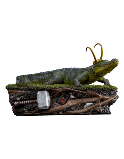 Loki Art Scale socha 1/10 Alligator 15 cm obrázok 1