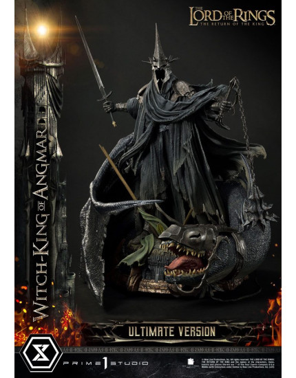 Lord of the Rings socha 1/4 The Witch King of Angmar Ultimate Version 70 cm obrázok 1