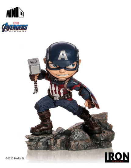 Avengers Endgame Mini Co. PVC socha Captain America 15 cm obrázok 1