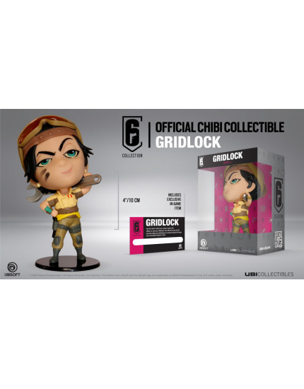 Rainbow Six Siege Chibi Figurine - Gridlock obrázok 1