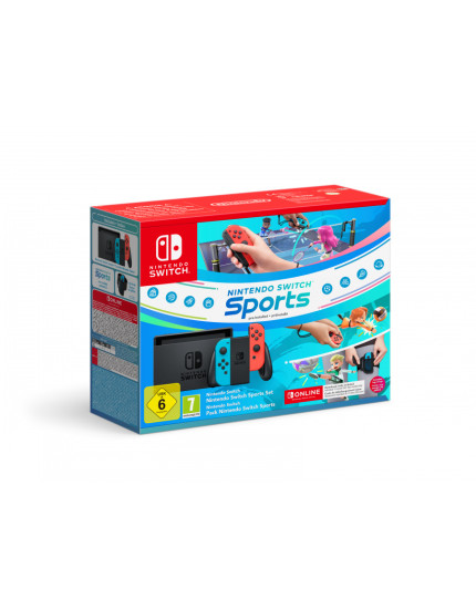 Nintendo Switch Neon + Switch Sports + 12M NSO obrázok 1