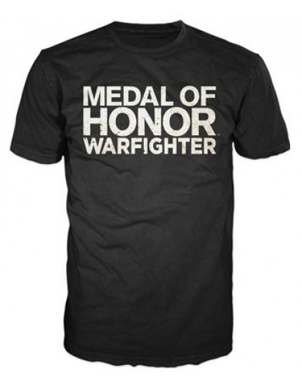 Medal of Honor Warfighter - Black Text Logo (T-Shirt) obrázok 1